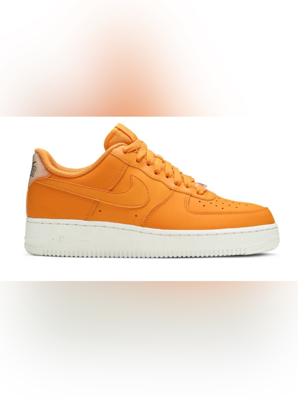 Nike Air Force 1 Low Essential “Orange Peel”Lifestyle‎ Sneakers Size 7.5 Womens
